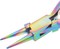 The Beadsmith Chroma Series Round Nose Plier, 5.5 inches (140mm), hardened stainless-steel head, rainbow titanium coating, contoured comfort grip handle and double-leaf spring, tool for jewelry making